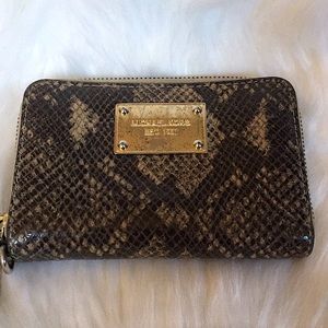 Michael Kors Snake Embossed Wallet